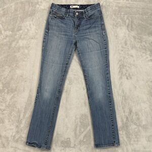 Levis Jeans Womens W30 L32 525 Perfect Waist Blue Straight Curvy Stretch Waist